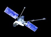 Рис. 4.3. `Маринер-10` в полете. Рисунок: NASA